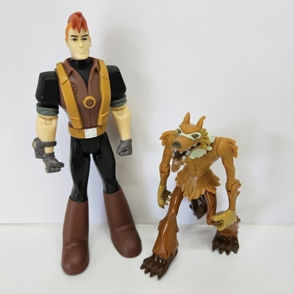 Secret Saturdays Doyle and Amarok Cartoon Network Action Figure Set 2009 - Picture 1 of 5